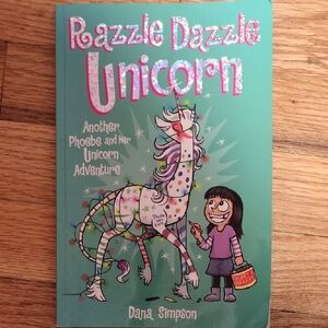 Razzle Dazzle Unicorn by Dana Simpson - Teal Cover